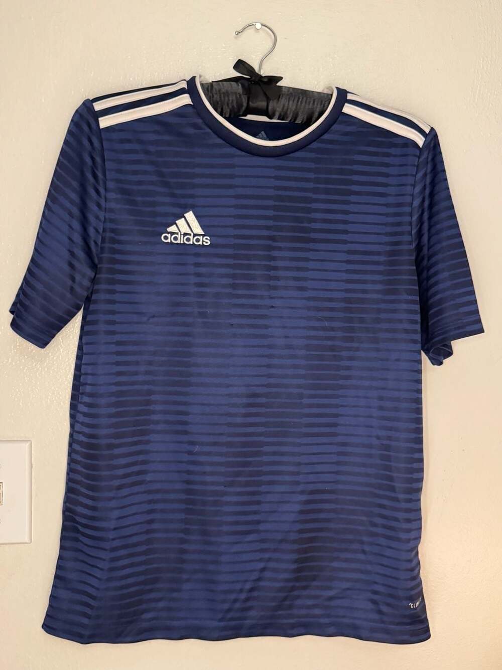 adidas Condivo 18 Climalite Soccer Training Jersey Blue